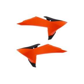 Convogliatori radiatore KTM arancione16/nero - P8506100001