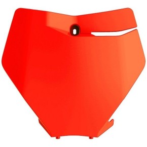 Tabella portanumero KTM arancione fluo - P8666400006
