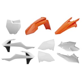 Kit plastiche KTM Arancione16/Bianco - P90706