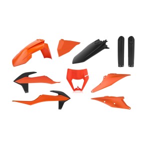 Kit plastiche KTM Arancione16/Nero - P91015