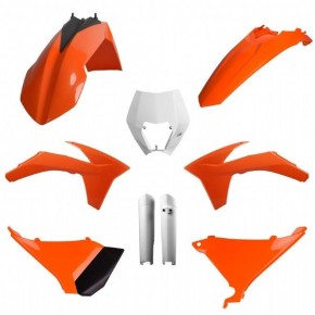 Kit plastiche KTM Arancione/Bianco - P91462
