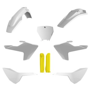 Kit plastiche HUSQVARNA Bianco/Giallo - P91500