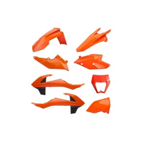 Kit plastiche KTM Arancione 16/Nero - P91584