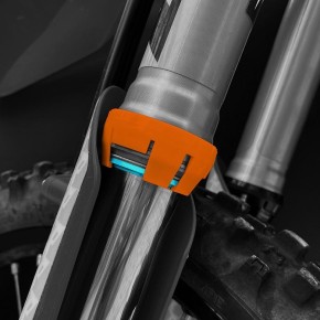 RACECAP Beaver - per forcelle WP da 48 mm (non per le Cone Valve) - arancione - RCF300A