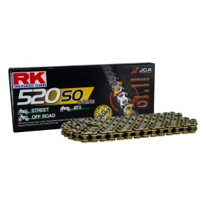 Catena RK 520 SO - 120 maglie - Oro - con O-ring - RK520SO120G
