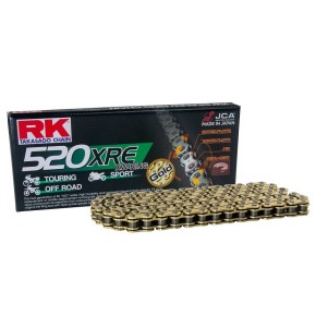 Catena RK 520 XRE - 120 maglie - Oro - con XW-ring - RK520XRE120G