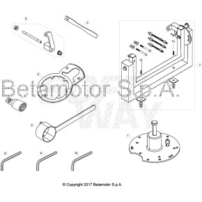 ATTREZZATURA UNIVERSALE MONT.MOTORE EXC - 36.25132.000
