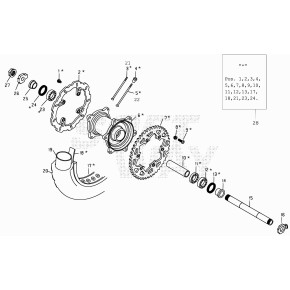 MOZZO POST.C/CUSC. E DIST.INTERNO RR 4T - 016.42.010.00.00
