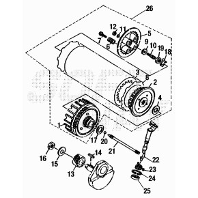 DISCO FRIZIONE INTERMEDIO 125CC 4T - 34.04074.200