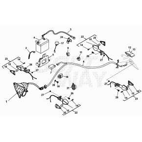 SCATOLA PORTABATTERIA RR 4T 125CC - 28.11793.026