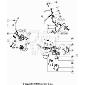 POMPA FRENO POST. MOTARD 50CCTRACK - 25.91177.059