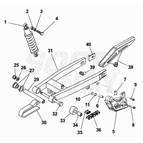 AMMORTIZ. MOTARD INTERASSE CORTO(295) - 10.04013.000