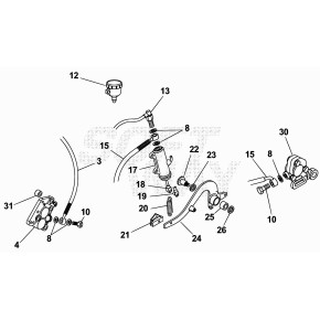 PINZA FRENO ANTERIORE MOTARD 50CC STD - 014.36.020.00.09