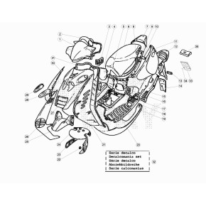 SUPPORTO TARGA SCOOTER - 013.43.010.10.59