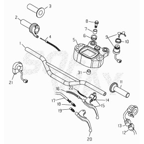 CONTAKM DIGITALE MOTARD 125CCEURO3 - 12.09395.000