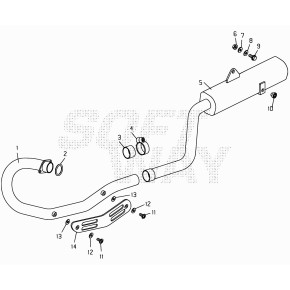 MARMITTA RR/MOTARD 4T CONCAT - 22.03415.000