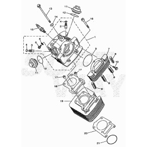 ANELLO OR BOCCHETTONE SCARICO125CC 4T - 34.04018.000