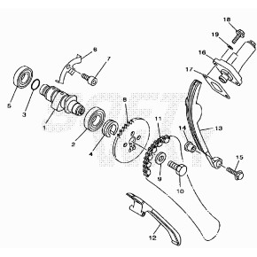 CORONA CATENA TRASMISSIONE 125CC 4T - 34.04129.100