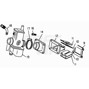 CARBURATORE MIKUNI REV 3 - 12.04893.000