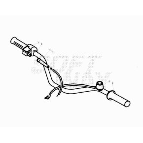 TRASMISSIONE GAS C/MORSET.M.C.10/10 - 29.15044.000