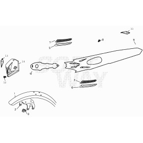 PARAFANGO POST.REV 3'08 -BIANCO-CON RETE - 25.19689.851