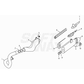 SILENZIATORE COMPLETO GARA REV3'07 - 28.91875.000