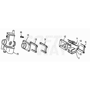 CARB.KEIHIN28-REV3 2T /270 C/CAV.REG. - 12.04922.800