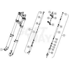 GAMBA DX COMPL.FORCELLA .08059/60 - 16.01010.000