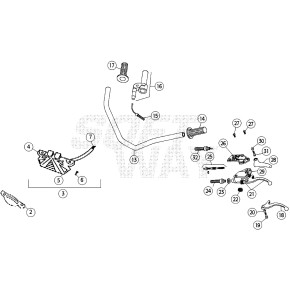 LEVA COM. FRIZIONE REV 4T - 21.02432.000