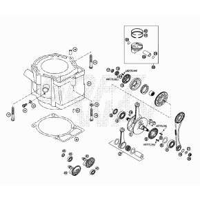 CILINDRO 95MM MOTORE 525CC - 36.25215.000