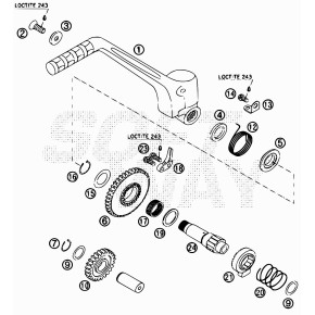 PIASTRINA ATTACCO MOLLA MESSAIN MOTO - 36.25295.000