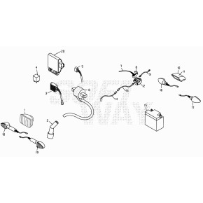 IMPIANTO MOTORINO AVVIAMENTO RR 4T - 18.01538.000