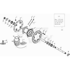 COPERTURA 4.00-18 MICH END COMP - 12.81584.000