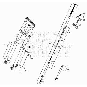TESTATA FORCELLA D.45 .08050 - 29.50152.000