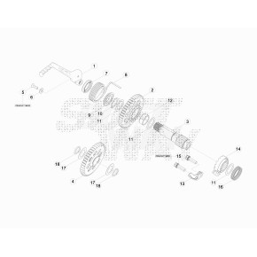 LEVA MESSA IN MOTO COMPLETA - 006.06.000.80.00