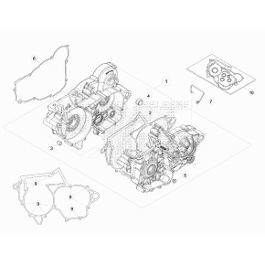 CARTER MOTORE RR 2T -COMPLETO- - 026.01.000.80.00