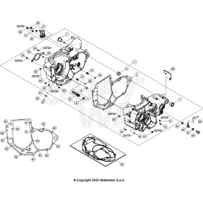 KIT GUARNIZIONI BASAMENTO - 006.01.005.80.00
