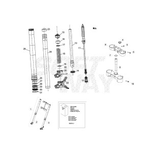FORCELLA D.48 RR4T COMPLETA - 031.34.200.80.00