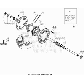 RUOTA POSTERIORE RR4T Z50 RACE *NERA* - 016.42.100.00.59
