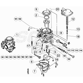 CARBURATORE EVO 4T 300CC - 001.12.100.80.00