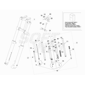 FORCELLA EVO 2T 200CC - 007.34.610.80.59