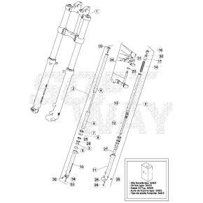 FORCELLA EVO 2T 300CC - 007.34.700.80.00