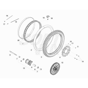 RUOTA ANTERIORE RR 4T LC - 021.41.120.00.59