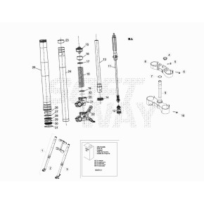 GAMBA SX COMPL.FORCELLA D.48 RR 2T - 026.34.210.80.59