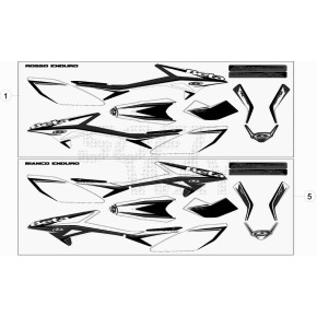 DECALCO RR50 END/END.STD-SERIE-X(ROSSO) - 024.43.051.80.97