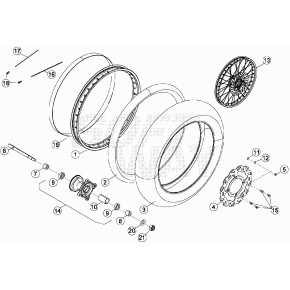 RUOTA ANT. RR MOTARD STANDARD - 024.41.050.00.59