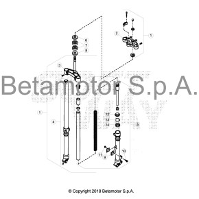 GAMBA FORCELLA SINISTRA ALP 4T - 017.34.004.80.00