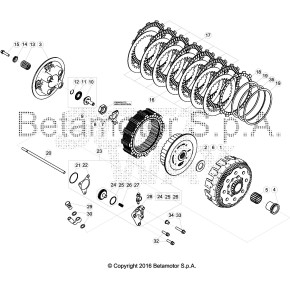 CAMPANA FRIZIONE COMPLETA - 022.03.012.82.00