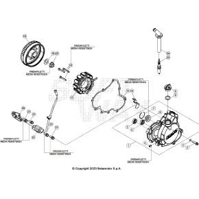 COPERCHIO VOLANO RX 4T - 049.01.008.80.52