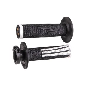 Manopole Lock-ON ODI V2 Emig Pro - Nero/bianco - MNL1708NB